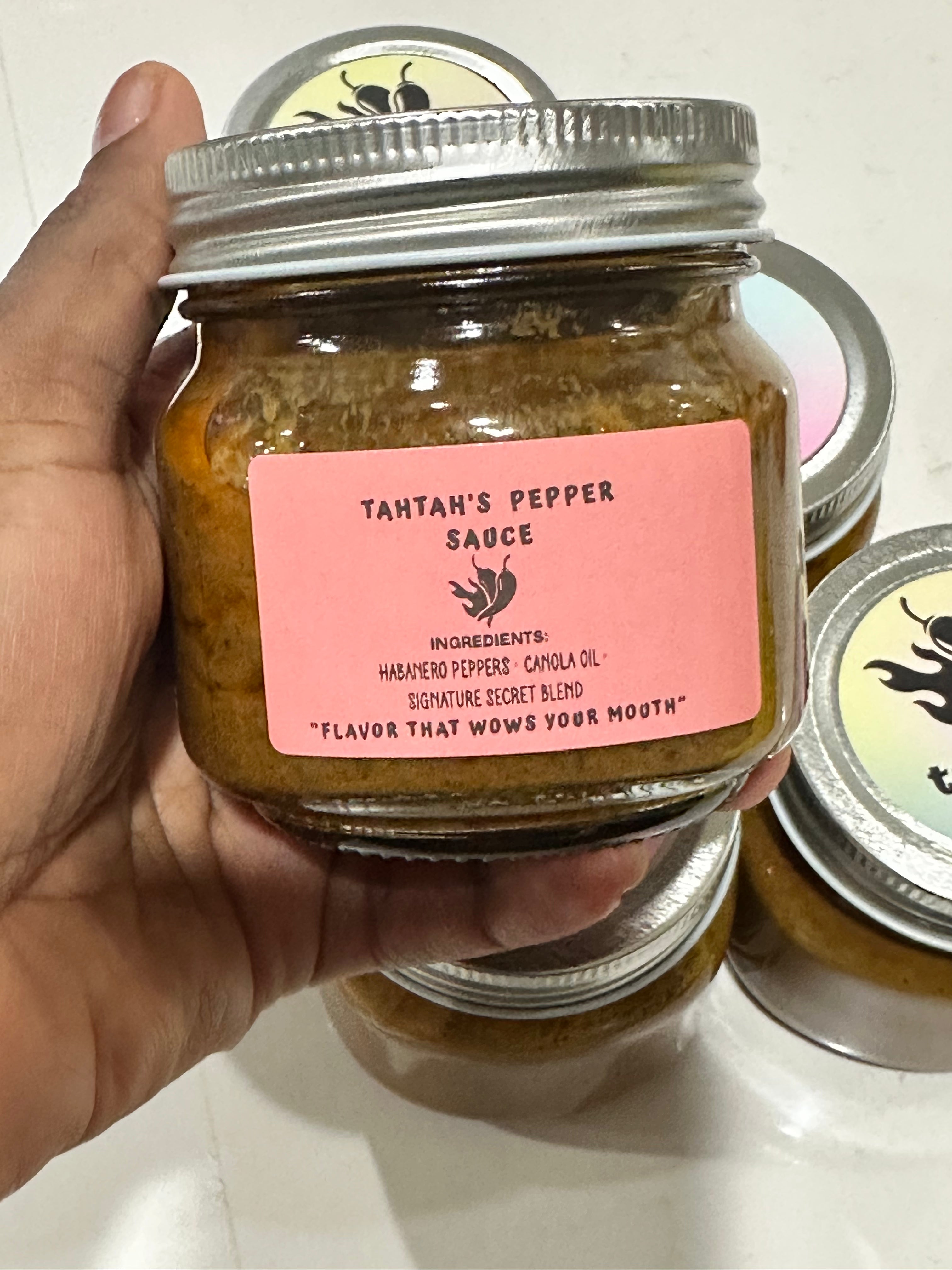 Tahtah’s Pepper Sauce (FROZEN) - Overnight shipping ONLY