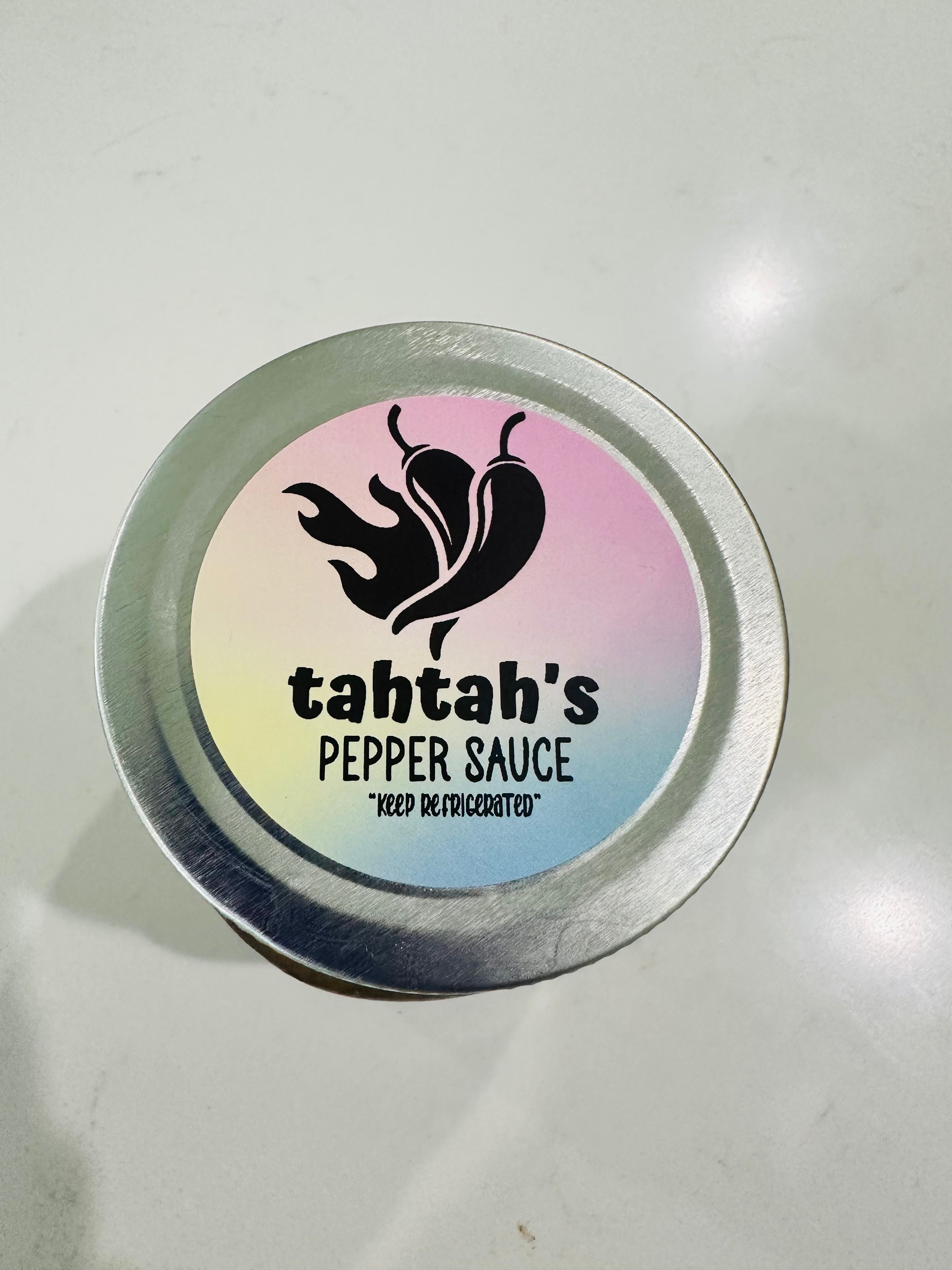 Tahtah’s Pepper Sauce (FROZEN) - Overnight shipping ONLY